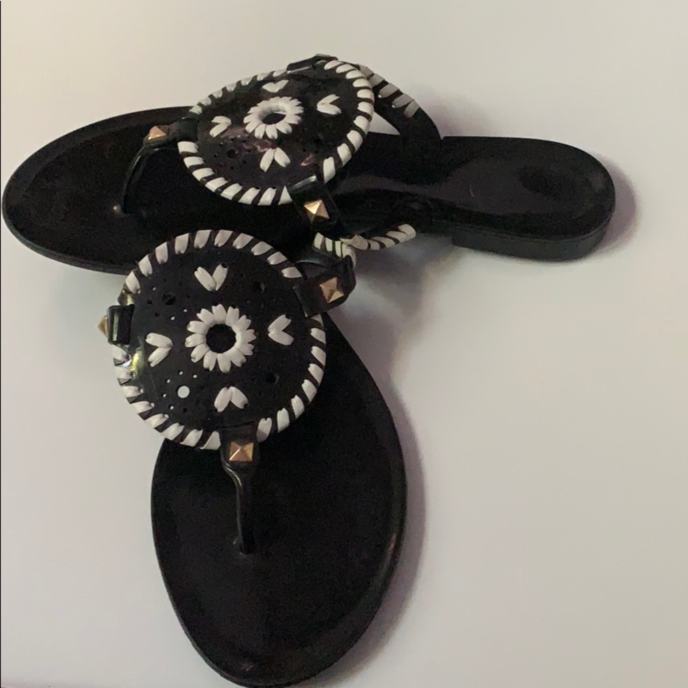 Jack Rodgers Black Gel Georgica